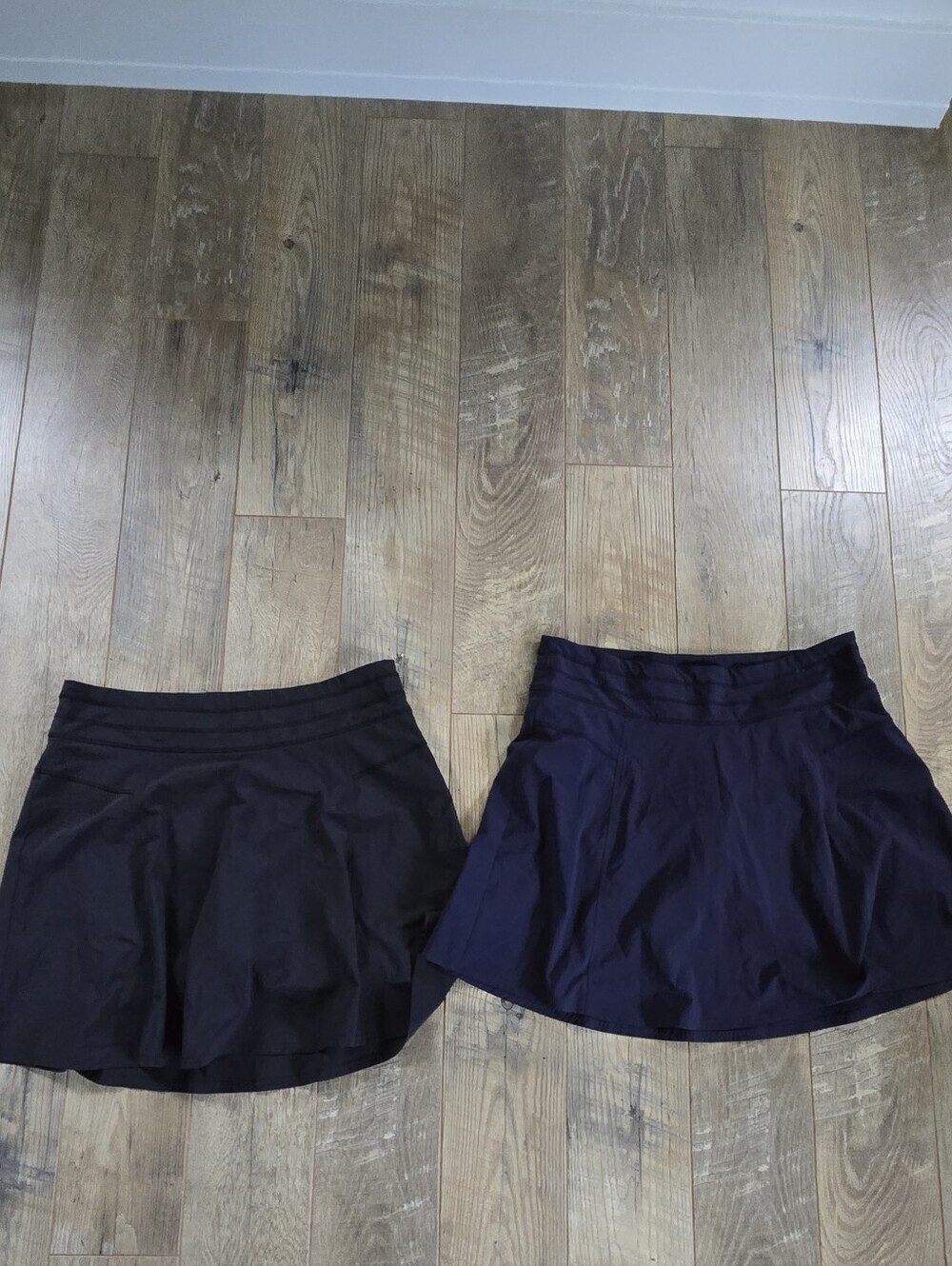 Athleta Womens All Day Skorts Bundle Blue And Black Size 14